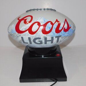 Coors Light Beer Popcorn Maker Football Shaped Koolatron Hot Air Man Cave